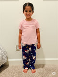 Thumbnail of KIDS PLUSH PAJAMA PRINT PANTS