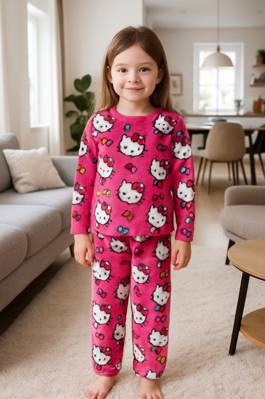 KIDS PLUSH PAJAMA SETS