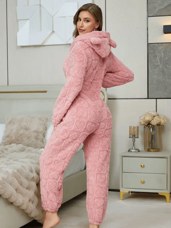 Fleece Onesies Pajamas Jumpsuit