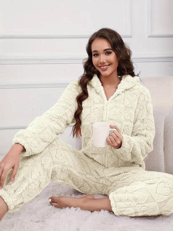 Fleece Onesies Pajamas Jumpsuit