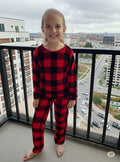 Thumbnail of KIDS  2-PIECE  PRINT BRUSHED PAJAMA SET