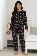 Thumbnail of 2-PIECE  PRINT BRUSHED PAJAMA SET