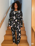 Thumbnail of 2-PIECE  PRINT BRUSHED PAJAMA SET