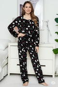 Thumbnail of 2-PIECE  PRINT BRUSHED PAJAMA SET