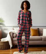 2-PIECE  PRINT BRUSHED PAJAMA SET