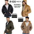 Thumbnail of REVERSABLE MEN JACKET WITH HOODIE