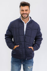 MEN'S NYLON JACKET WITH FUR-LINED