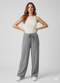Thumbnail of ADULT MELANGE WIDE LEG EASY PANTS WITH FUR-LINED