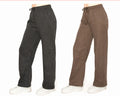 Thumbnail of ADULT MELANGE WIDE LEG EASY PANTS WITH FUR-LINED
