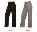 Thumbnail of ADULT MELANGE WIDE LEG EASY PANTS WITH FUR-LINED