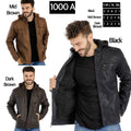 Thumbnail of MEN'S  PU JACKET WITH FUR-LINED