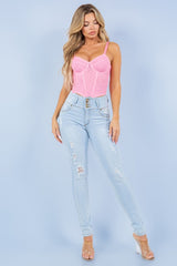 Colombian style skinny jeans