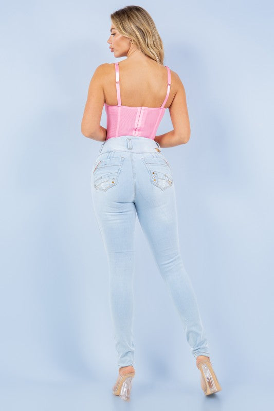 Colombian style skinny jeans