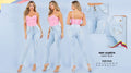 Thumbnail of Colombian style skinny jeans