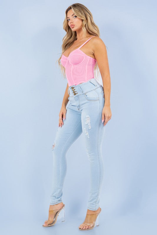 Colombian style skinny jeans