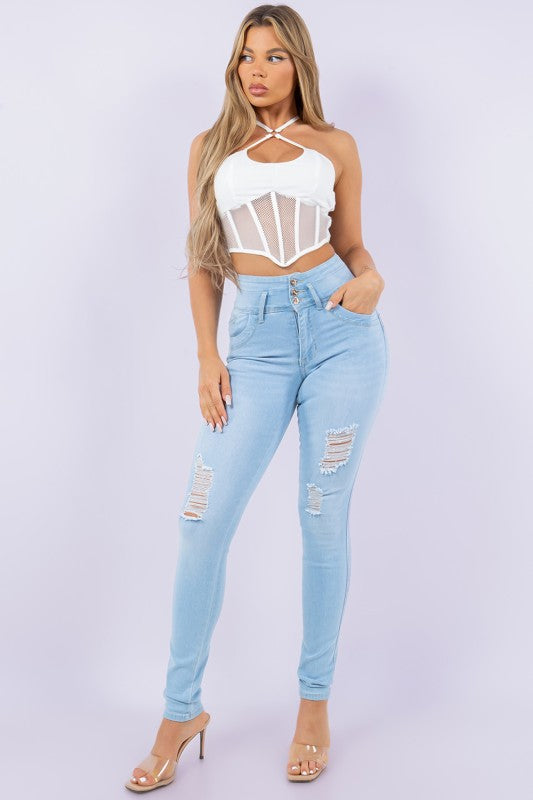 Colombian style skinny jeans