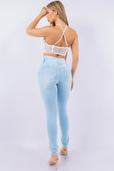 Colombian style skinny jeans