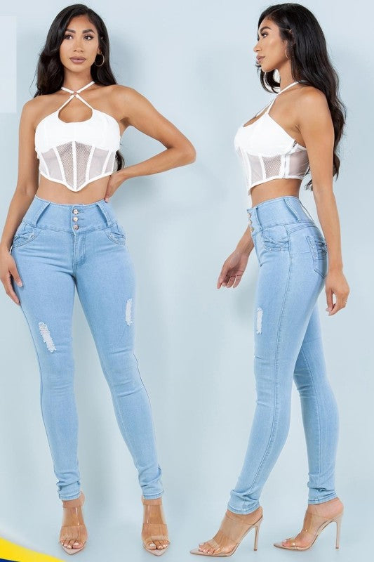 Colombian style skinny jeans