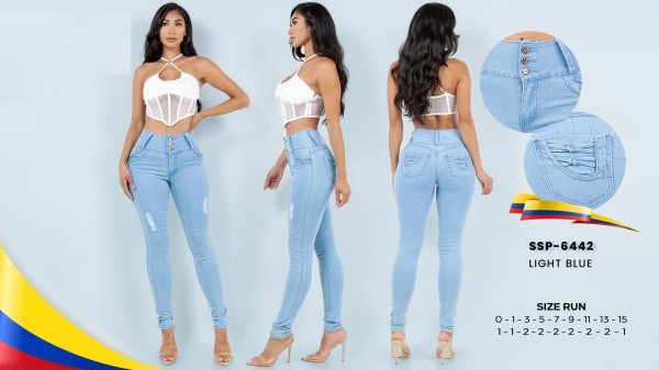 Colombian style skinny jeans