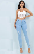 Thumbnail of Colombian style skinny jeans