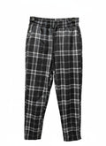 Thumbnail of FUR-LINED PLAID EASY PANTS