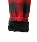 Thumbnail of FUR-LINED PLAID EASY PANTS