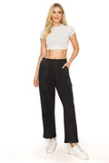 Thumbnail of FUR-LINED WOOL TOUCH LOOSE FIT ANKLE PANTS