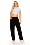 Thumbnail of FUR-LINED WOOL TOUCH LOOSE FIT ANKLE PANTS