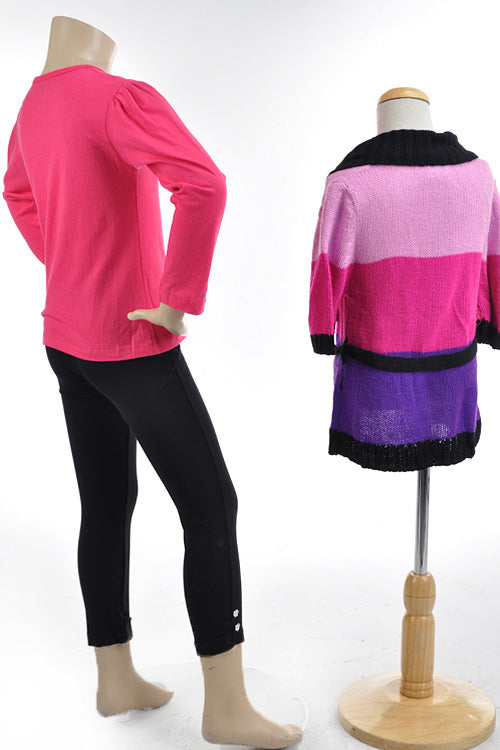 GIRLS THREE PC SWEATER