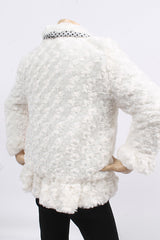 FAUX FUR GIRLS JACKET WITH LINNING