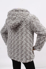 FAUX FUR GIRLS JACKET WITH LINNING