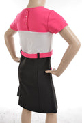 Thumbnail of Piece Pocket Dress in pink, white, black .