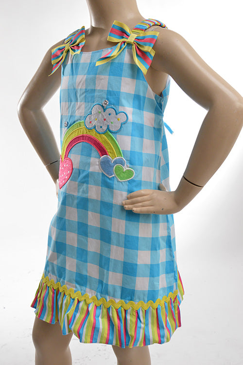 Vestido de cuadros para bebé