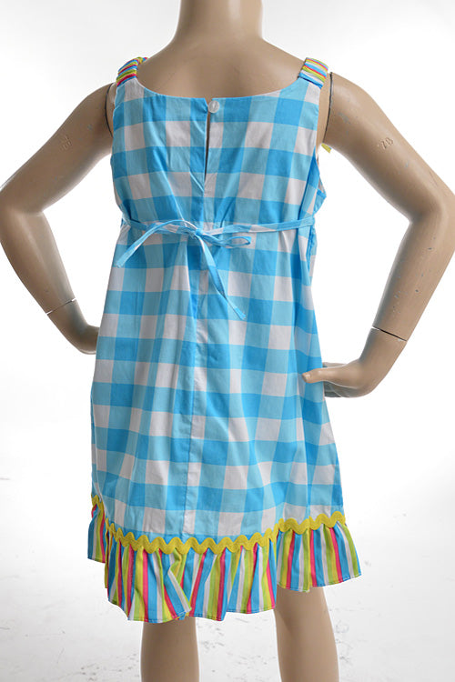 Vestido de cuadros para bebé