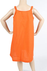 POPLIN DRESS WITH EMBROIDERY