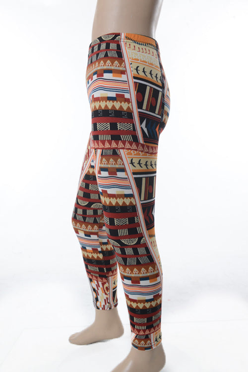 Print  leggings with FLEECE LINED