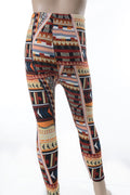 Thumbnail of Print  leggings with FLEECE LINED