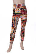 Thumbnail of Print  leggings with FLEECE LINED