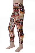 Thumbnail of Print  leggings with FLEECE LINED