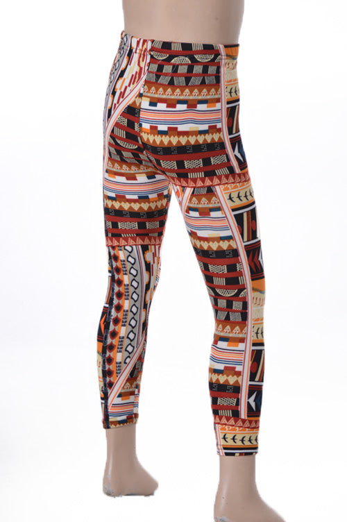 Print  leggings with FLEECE LINED