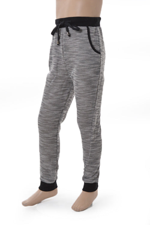 Knit Jogger Pants with pockets and front waist tie