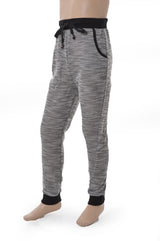 Knit Jogger Pants with pockets and front waist tie