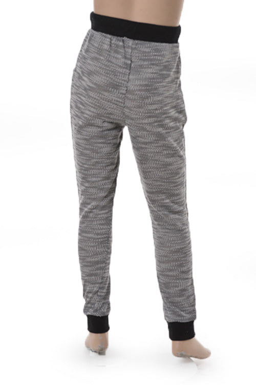 Knit Jogger Pants with pockets and front waist tie