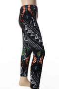 Thumbnail of Print leggings in two sizes WITH FLEECE LINED