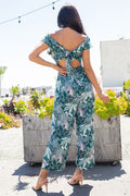 Thumbnail of PRINT OFF SHOULDER AND WIDE LEG JUMPSUIT