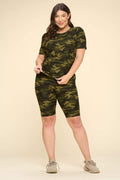 Thumbnail of PLUS SIZE CAMO BIKER SHORT