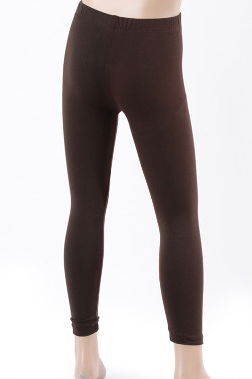 SOLID Fleece kids leggings