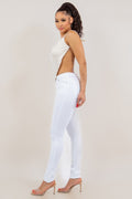 Thumbnail of WHITE DENIM SKINNY JEANS