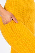 Thumbnail of Solid textured BUTT LIFTED leggings