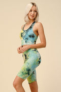 Thumbnail of TIE DYE RACERBACK BRA BIKE SET
